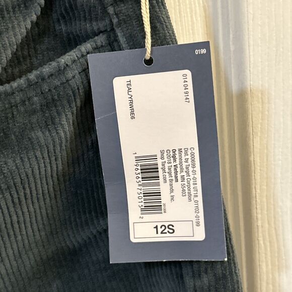 Universal Thread Women’s Teal Corduroy Bootcut Pants 12 Short High Rise NWT - Picture 9 of 16